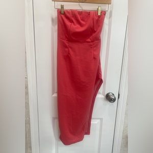 Tube thigh cut dress